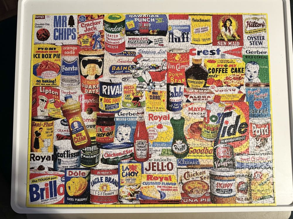 WM-Mom’s Shopping List-NFS - White Mountain puzzle collectible [Barcode 724819267118] - Main Image 2