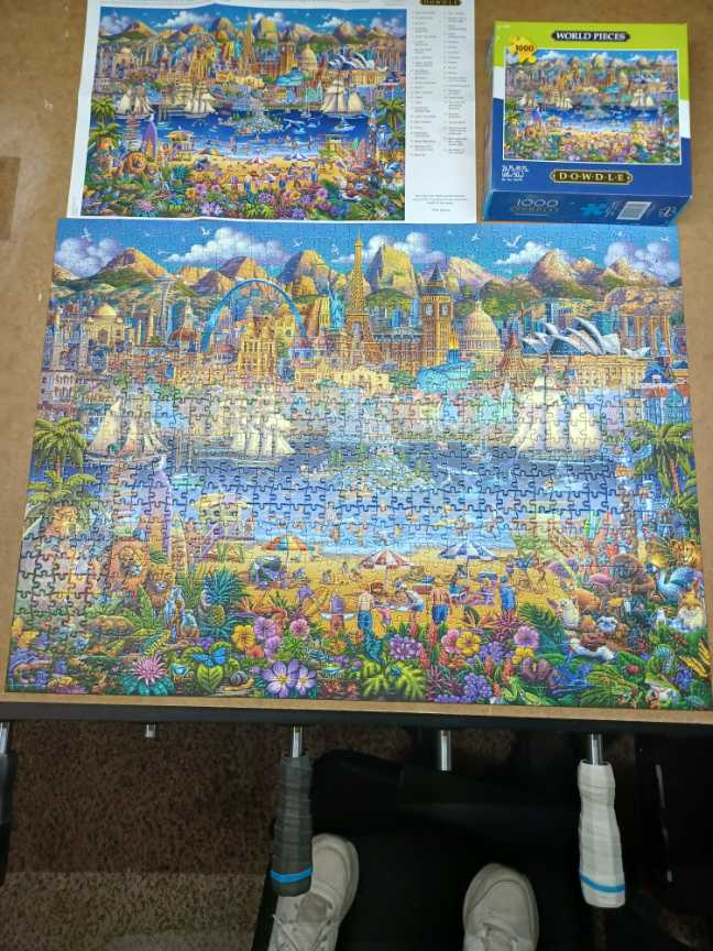 World Pieces - Buffalo Unverified For Sale puzzle collectible [Barcode 079346128051] - Main Image 2