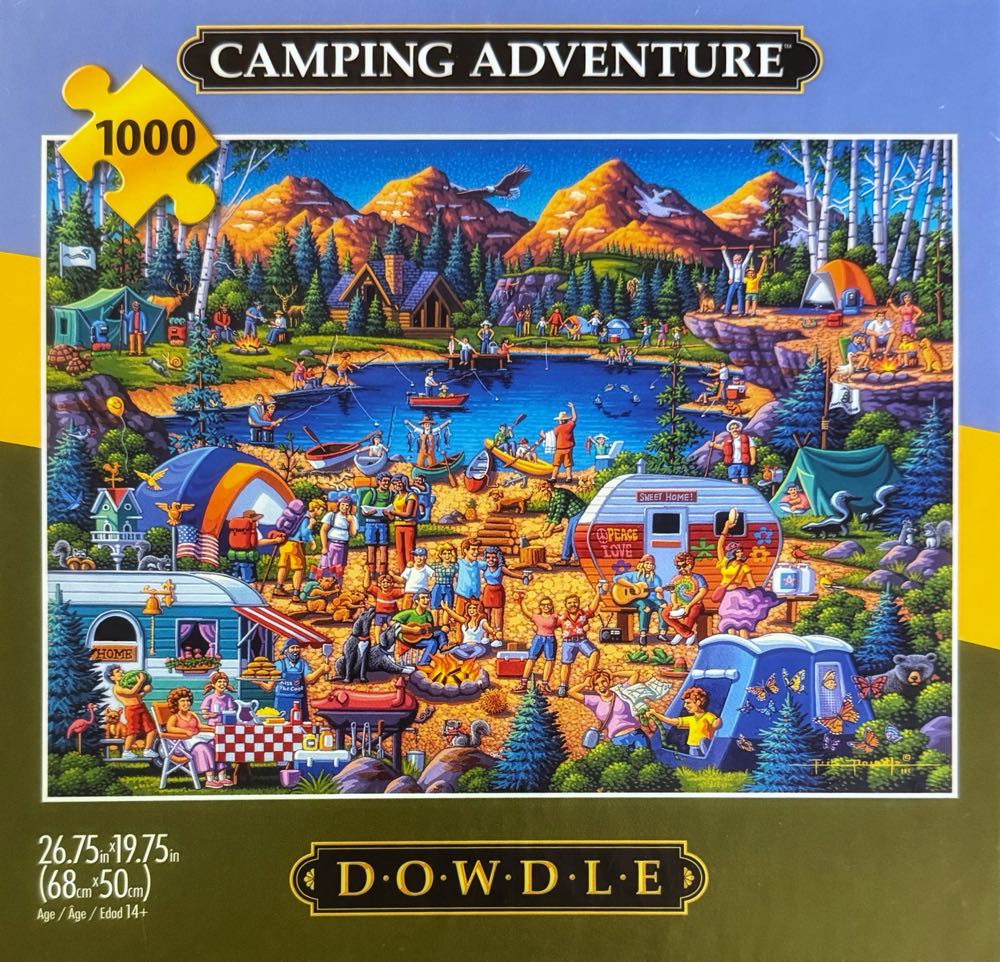 Camping Adventure - Dowdle puzzle collectible [Barcode 079346128020] - Main Image 2