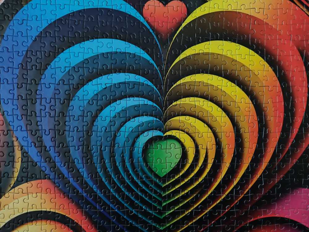 Colourful Hearts - Yazz Puzzle puzzle collectible [Barcode 8699375067859] - Main Image 3