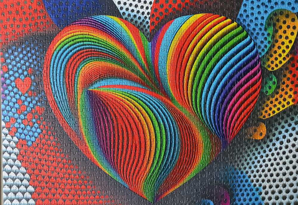 Rainbow Heart - Yazz Puzzle puzzle collectible [Barcode 8699375068115] - Main Image 2