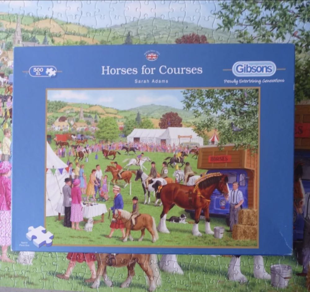 Horses For Courses - Gibsons puzzle collectible [Barcode 5012269035018] - Main Image 4