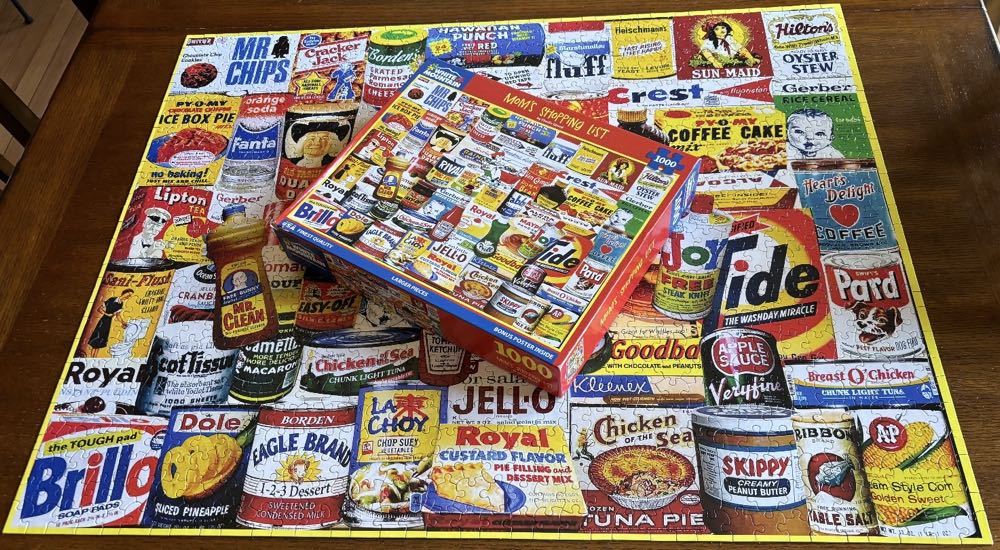 Mom’s Shopping List-sold - White Mountain Puzzles, Inc. puzzle collectible [Barcode 724819267118] - Main Image 3