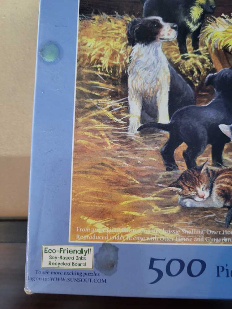 Barnyard Nativity - SunsOut puzzle collectible [Barcode 796780395350] - Main Image 2