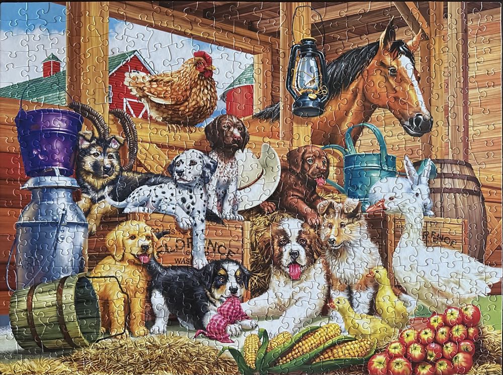 Barnyard Puppy Pals - Cra-Z-Art puzzle collectible [Barcode 4895145427203] - Main Image 2