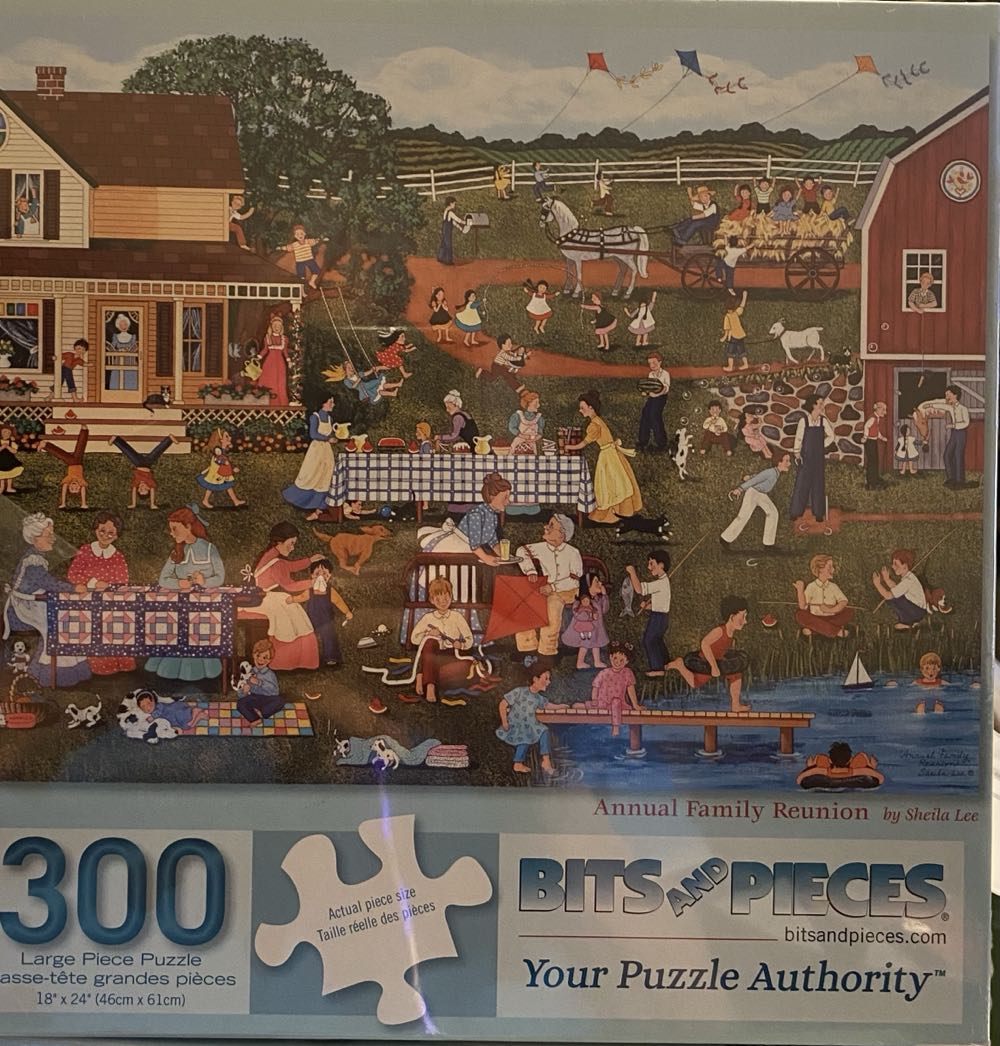Annual Family Reunion  - Bits & Pieces puzzle collectible [Barcode 192949077257] - Main Image 2