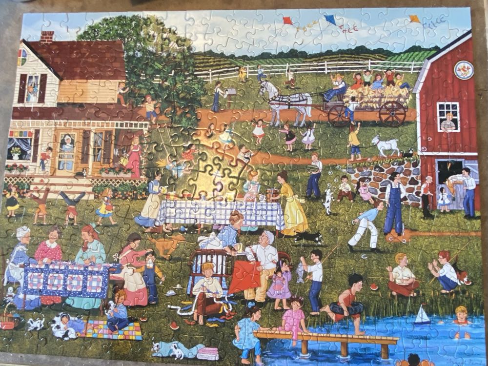 Annual Family Reunion  - Bits & Pieces puzzle collectible [Barcode 192949077257] - Main Image 3