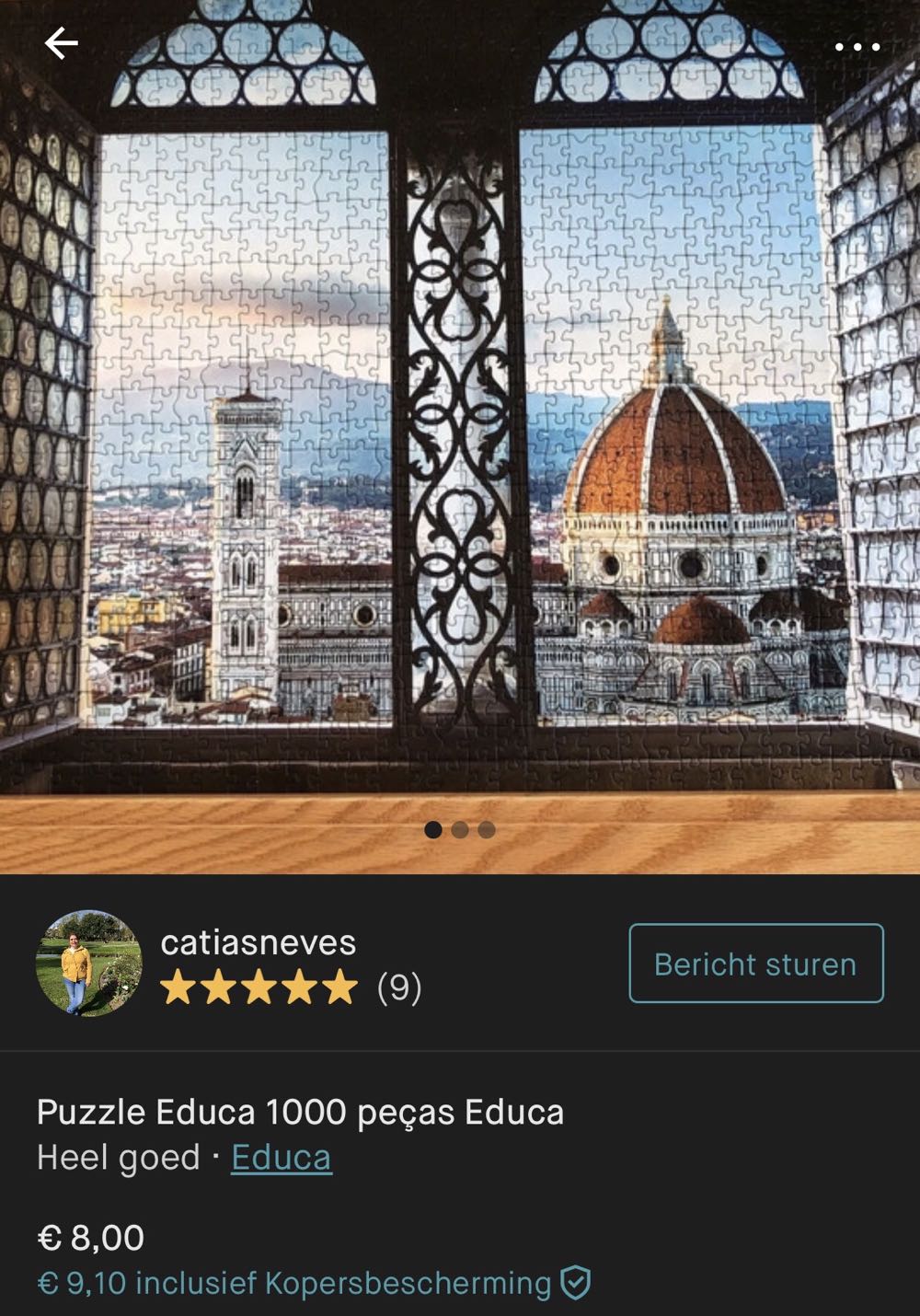 Views Of Florence - Educa puzzle collectible [Barcode 8412668184602] - Main Image 4
