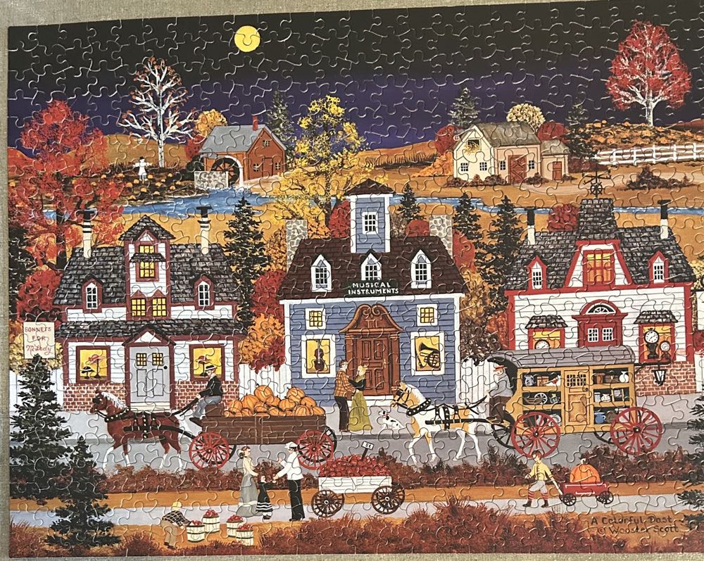 A Colorful Past - Ceaco puzzle collectible [Barcode 021081023672] - Main Image 3