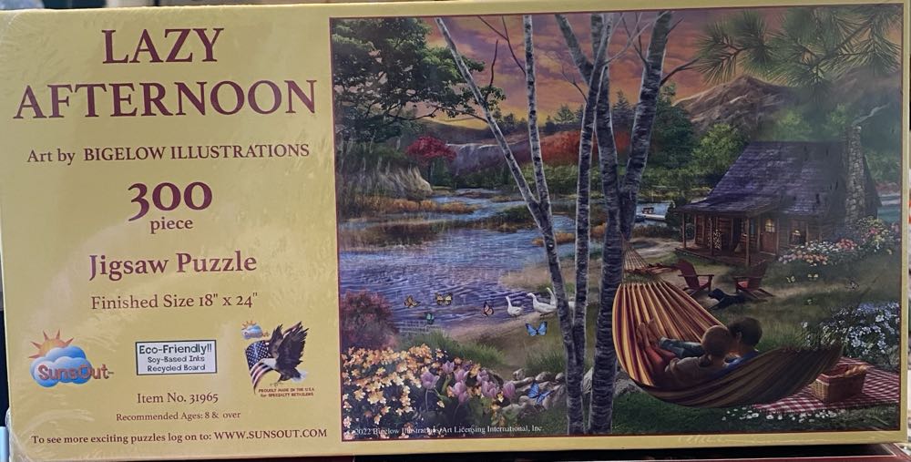 Lazy Afternoon - SunsOut puzzle collectible [Barcode 796780319653] - Main Image 2
