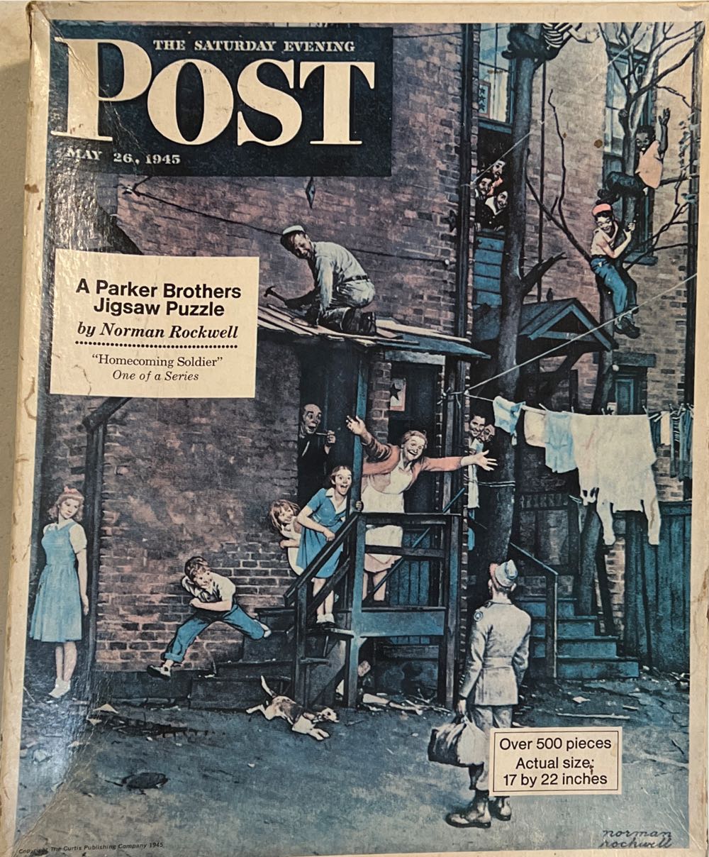 Homecoming Soldier - Parker Brothers / Hasbro puzzle collectible - Main Image 2