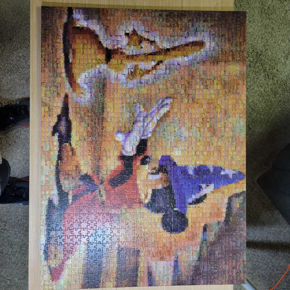 Mickey. Sorcerer Photomosaic - Buffalo Games puzzle collectible - Main Image 2