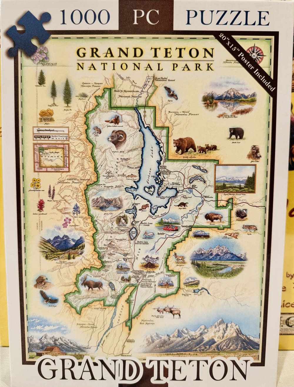 Grand Teton National Park (PC) 💎 - Xplorer Maps puzzle collectible [Barcode 091952657589] - Main Image 2