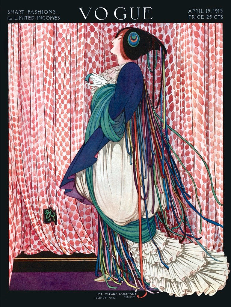 Vogue Beribboned Peacock - New York Puzzle Company 🇺🇸 puzzle collectible - Main Image 2