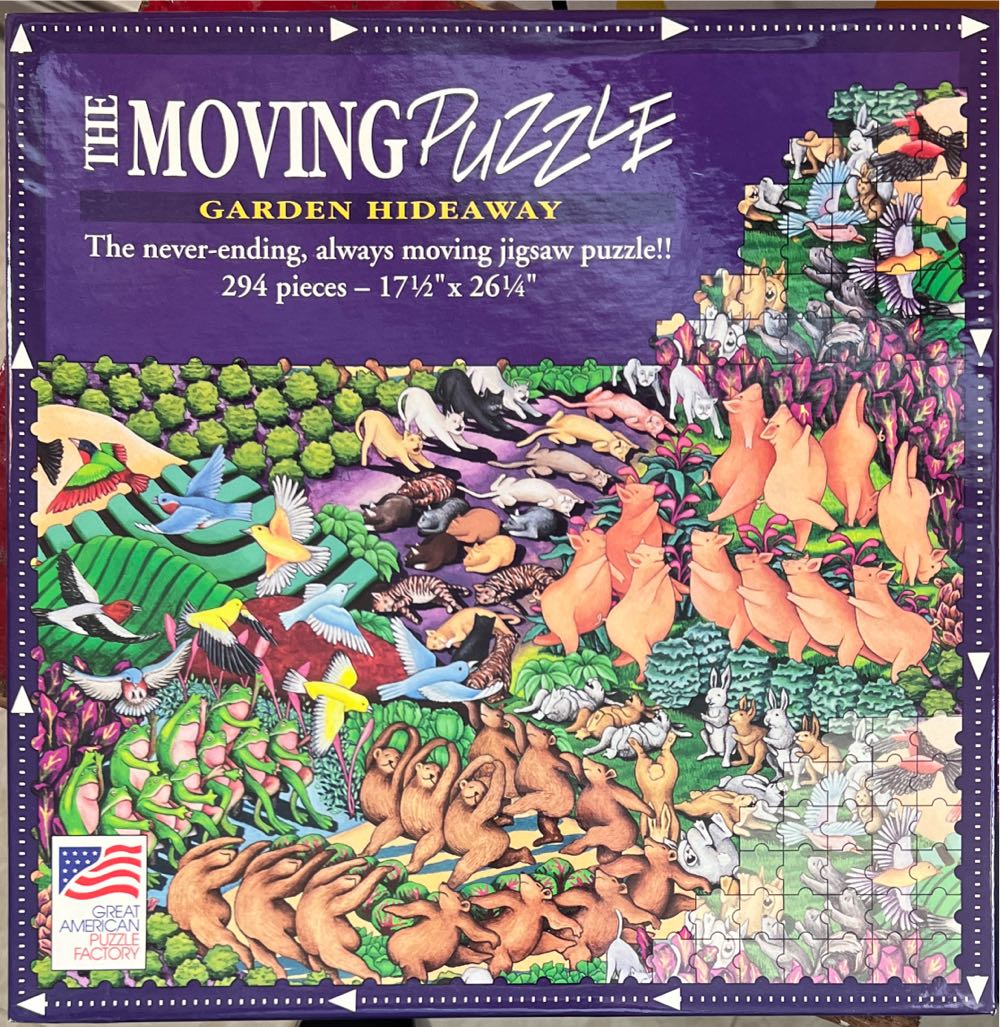 Garden Hideaway 🆕🚪 - Great American puzzle collectible [Barcode 010563098017] - Main Image 2