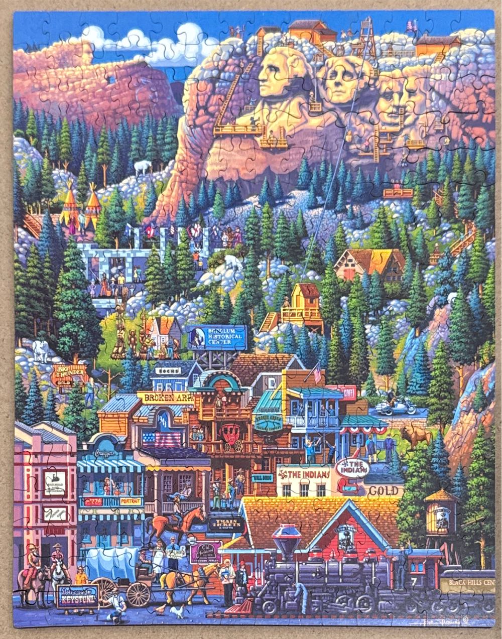 The Black Hills Wood - Dowdle puzzle collectible - Main Image 2
