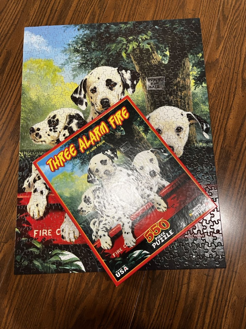Three Alarm Fire✅🚪📸 - White Mountain puzzle collectible [Barcode 724819254057] - Main Image 3