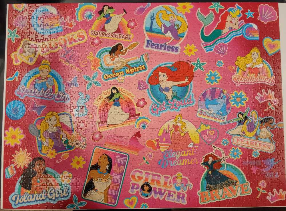 Princess Stickers - Ceaco puzzle collectible [Barcode 021081400015] - Main Image 2