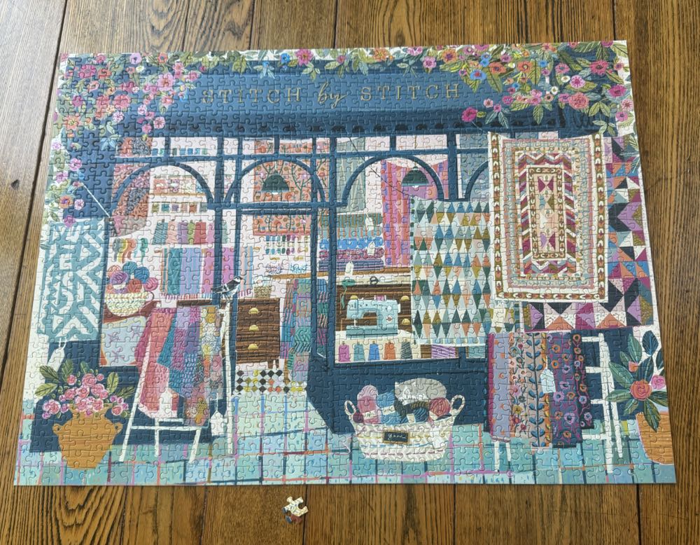 Galison Stitch By Stitch -TRADED - Galison puzzle collectible [Barcode 9780735378452] - Main Image 3