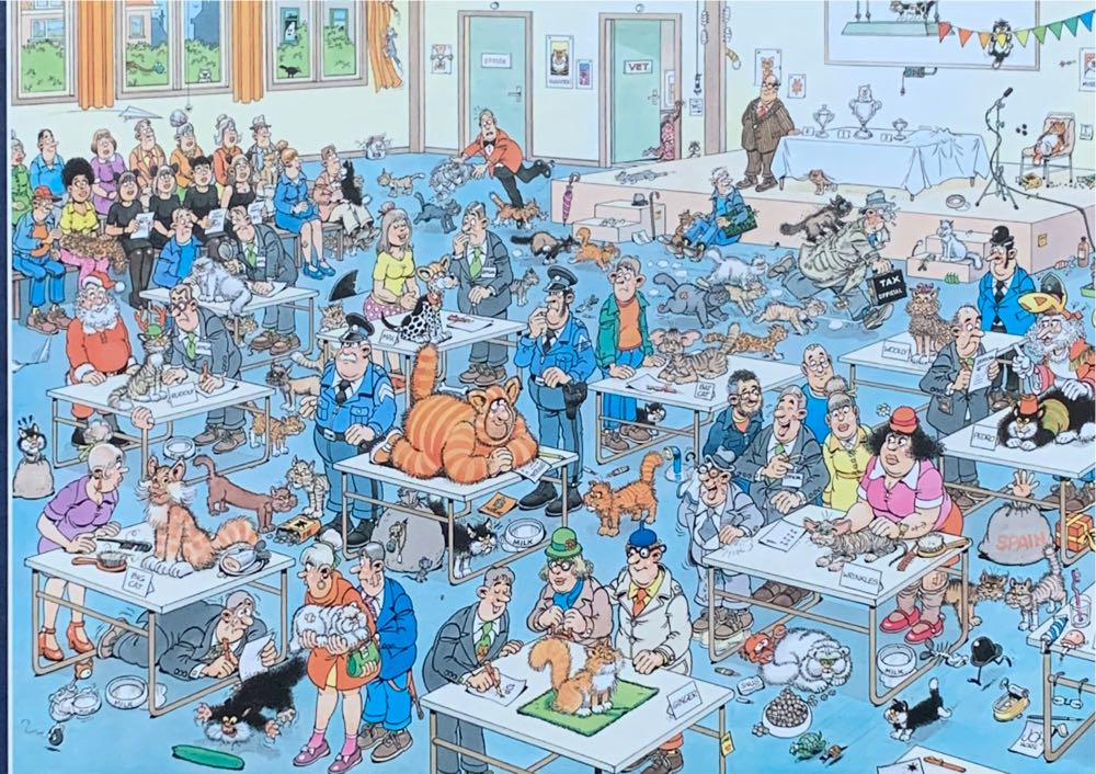The Cat Pageantry  - Jan Van Haasteren puzzle collectible [Barcode 8710126011034] - Main Image 4