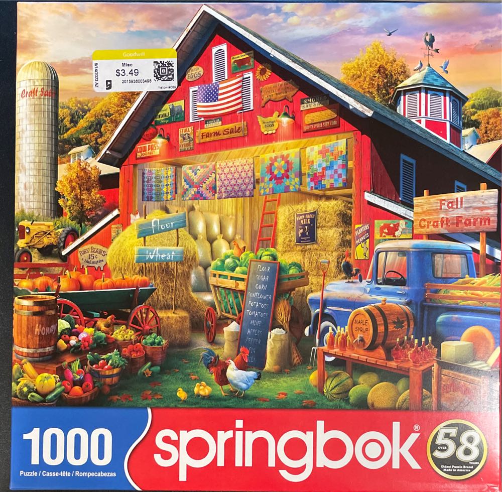 Golden Days Shop Bins - Springbok puzzle collectible [Barcode 091683111374] - Main Image 2