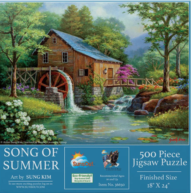 Song Of Summer - SunsOut puzzle collectible [Barcode 796780366503] - Main Image 2