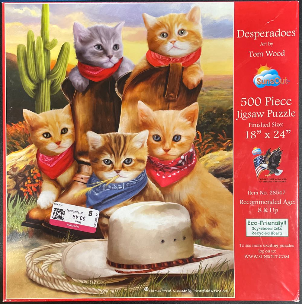 Desperados - SunsOut puzzle collectible [Barcode 796780285477] - Main Image 2