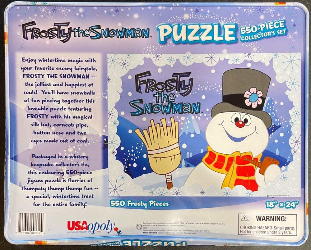 Frosty The Snowman - USAopoly puzzle collectible - Main Image 2