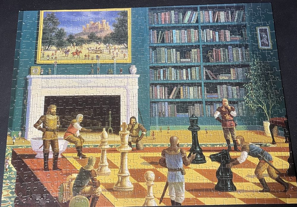 Enchanted Knights - Hoyle Products puzzle collectible [Barcode 041187085008] - Main Image 2