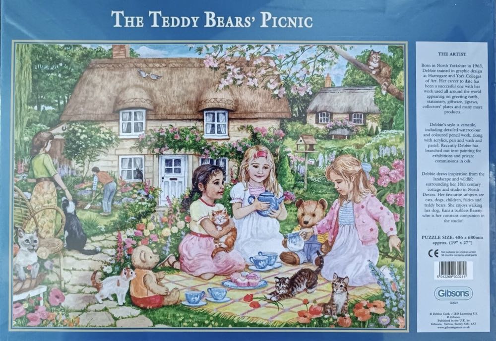 The Teddy Bears Picnic - Gibsons puzzle collectible [Barcode 5012269030211] - Main Image 2
