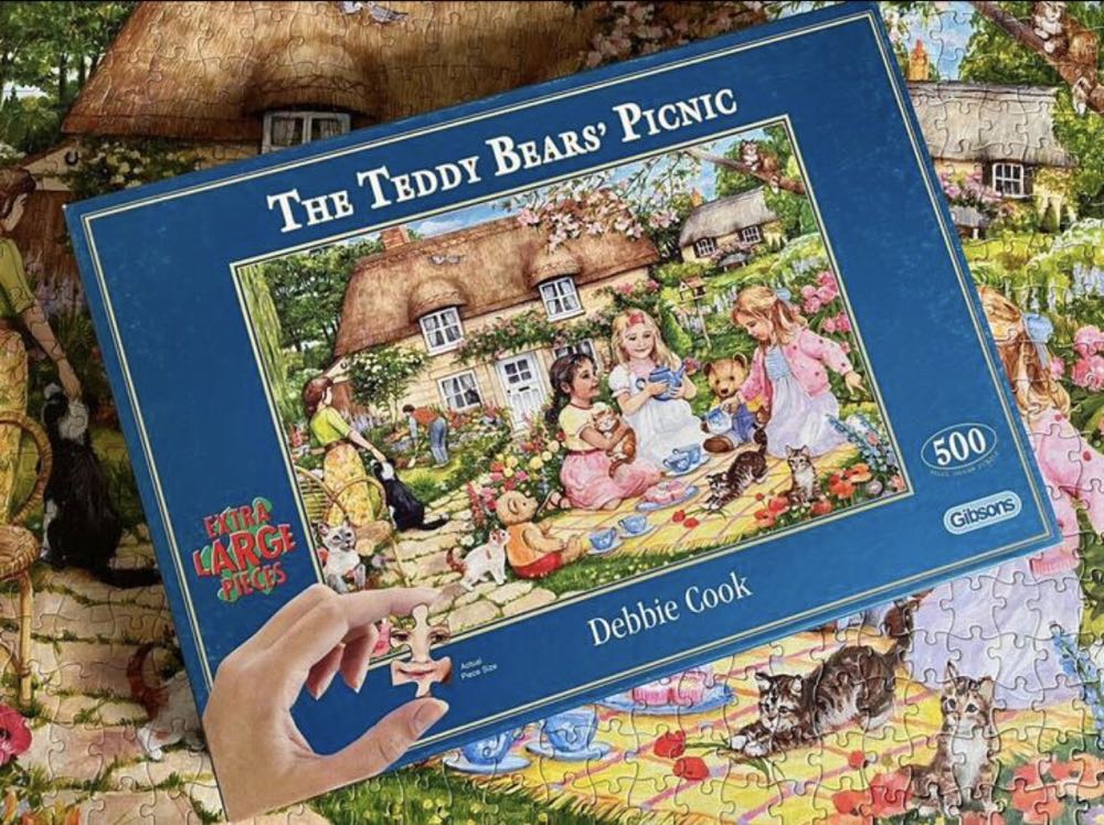 The Teddy Bears Picnic - Gibsons puzzle collectible [Barcode 5012269030211] - Main Image 4