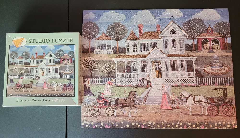 Sunday At The Homestead - Bits And Pieces puzzle collectible [Barcode 704812100384] - Main Image 2