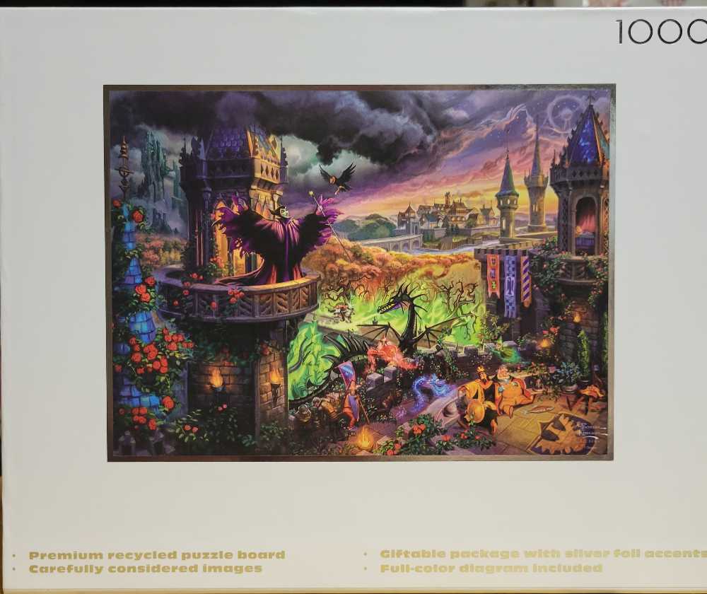 Tk. Maleficent  - Disney Thomas Kinkade puzzle collectible - Main Image 2