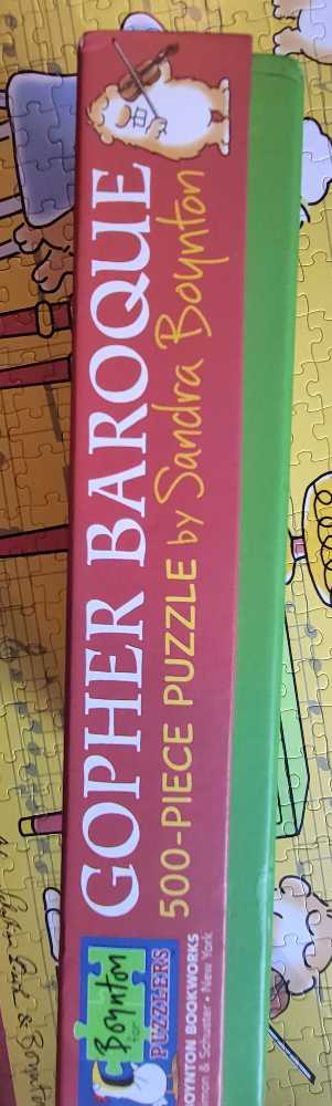 Gopher Baroque - Boyton For Puzzlers puzzle collectible [Barcode 9781665938556] - Main Image 4