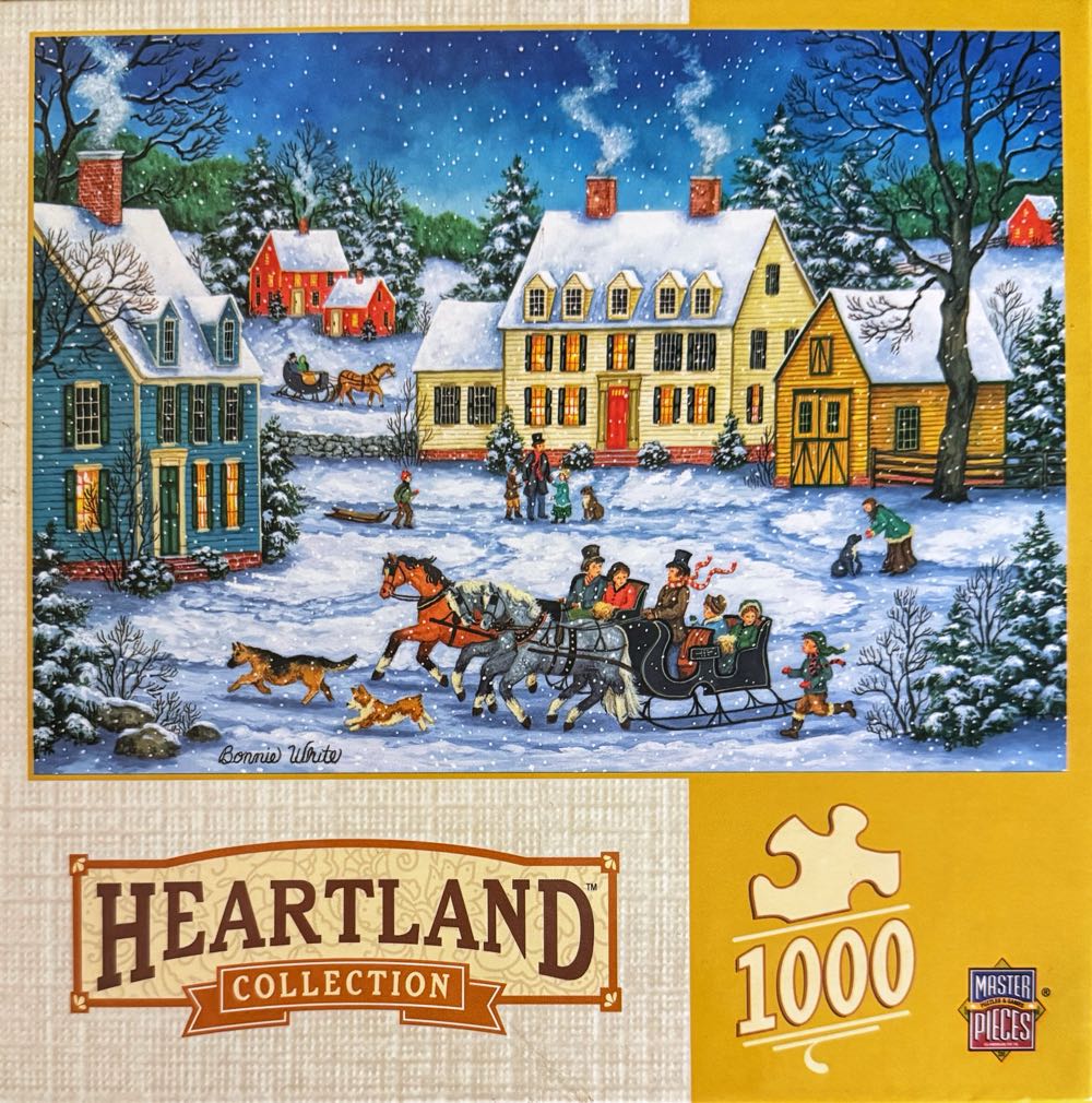 Dashing through the Snow - MasterPieces puzzle collectible [Barcode 705988329296] - Main Image 2