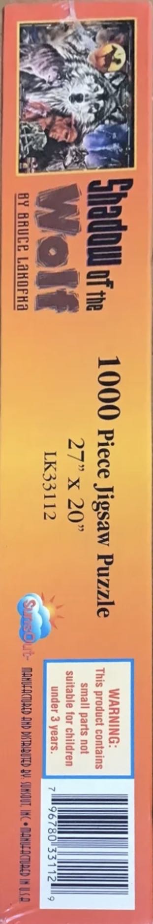 Shadow Of The Wolf - SunsOut puzzle collectible [Barcode 796780331129] - Main Image 3