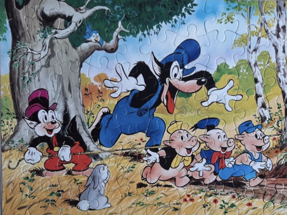 Midas en de drie biggetjes Scannen - Mb puzzle collectible - Main Image 2