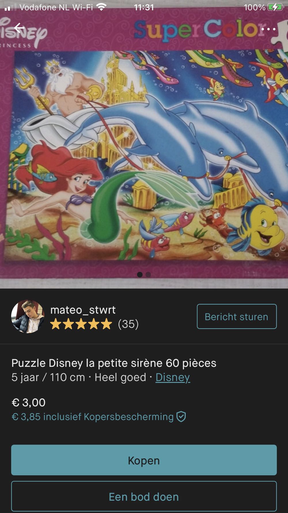 The Little Mermaid Scannen - Clementoni puzzle collectible - Main Image 3