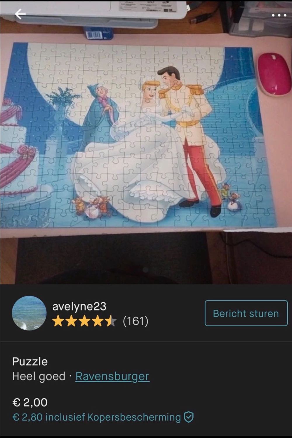 Cinderella 🟦 - Ravensburger puzzle collectible [Barcode 4005556127351] - Main Image 4