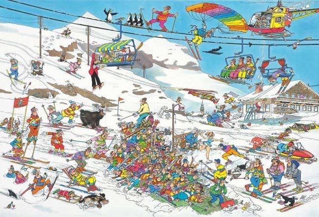Wintersport / Elfstedentocht  puzzle collectible [Barcode 8710126007785] - Main Image 2