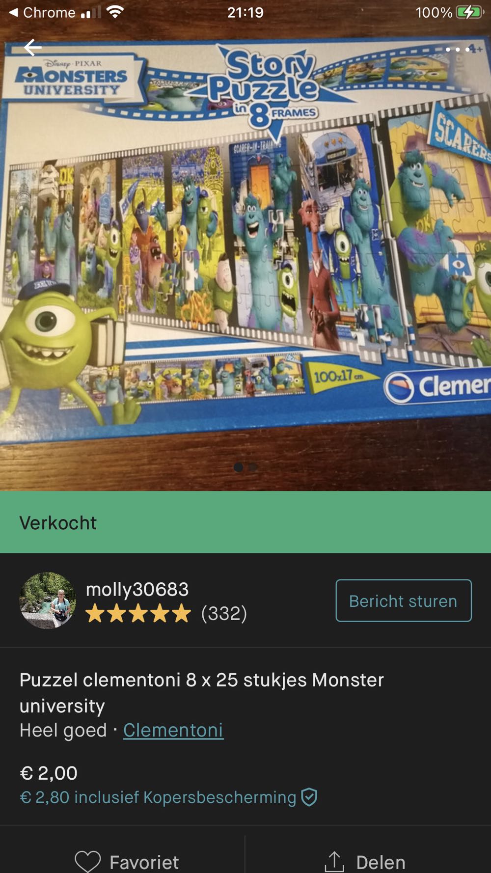 Monsters & Co Scannen - Clementoni puzzle collectible - Main Image 3