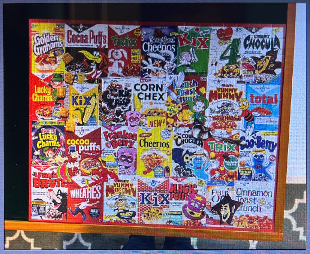 I Love Cereal - White Mountain puzzle collectible - Main Image 2