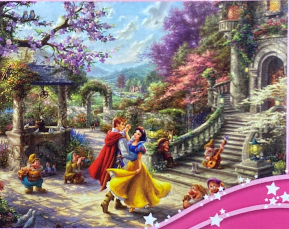 Disney 4 In 1 - Beauty And The Beast/Aladdin/Tangled/Snow White - Ceaco puzzle collectible [Barcode 021081036818] - Main Image 4