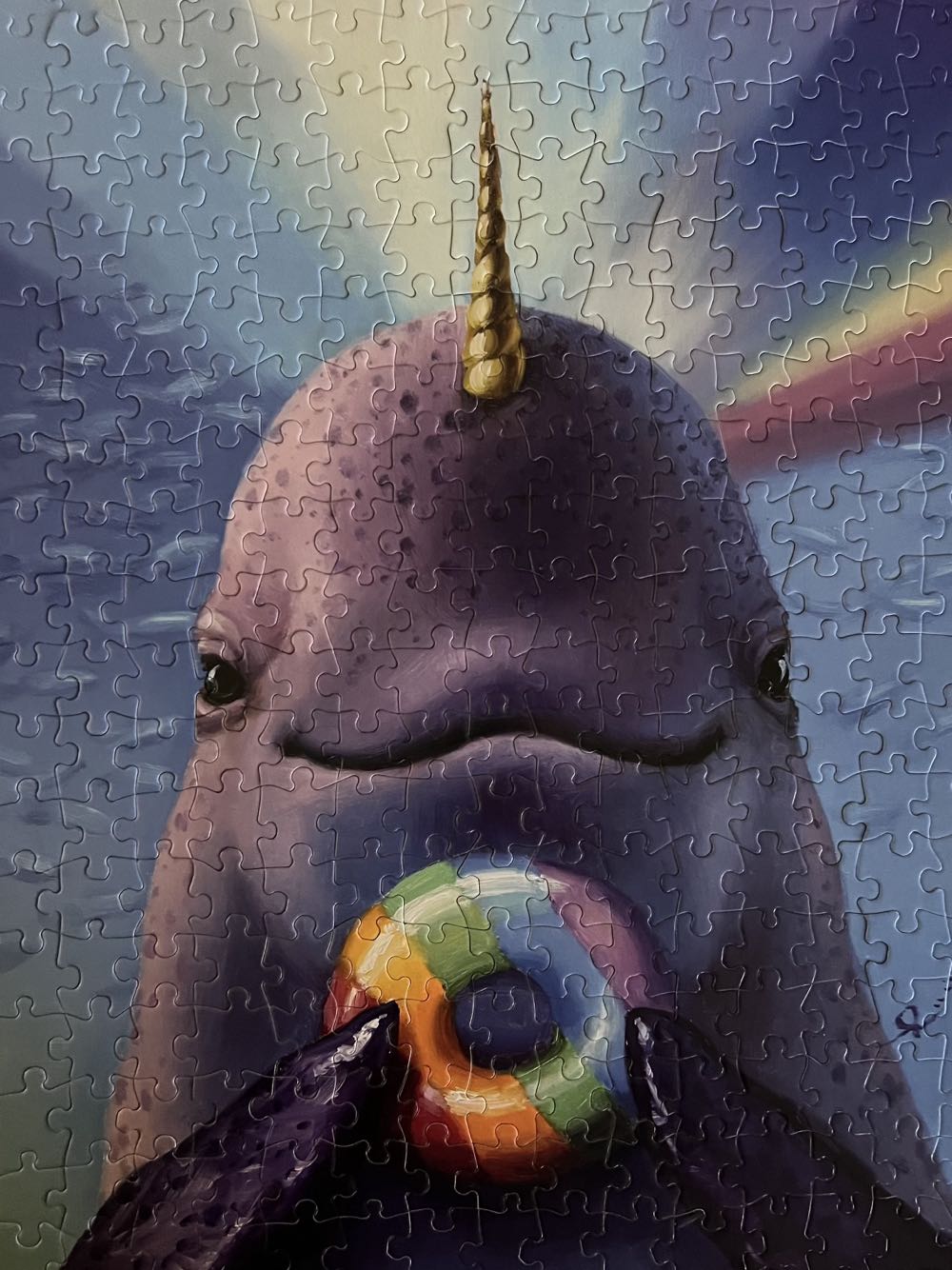 Rainbow Narwhal - Buffalo puzzle collectible [Barcode 079346227525] - Main Image 2