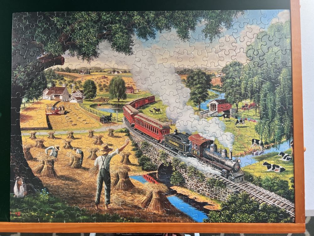 Days Gone By - White Mountain puzzle collectible - Main Image 2