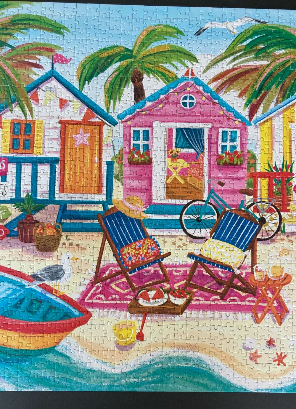 Beach Huts - Magnolia Puzzles puzzle collectible [Barcode 8699375068641] - Main Image 3