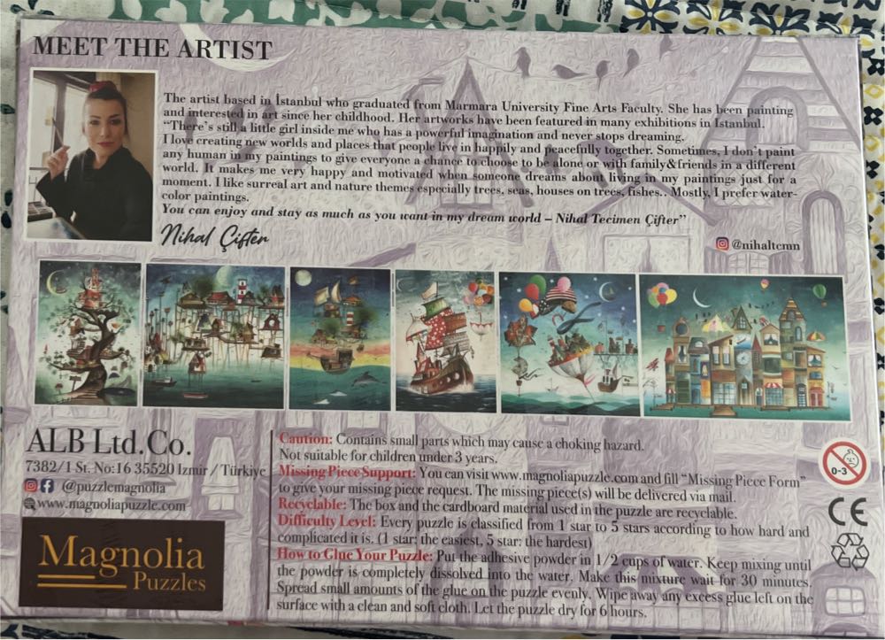 Free Ship - Magnolia puzzle collectible [Barcode 8699375068702] - Main Image 2