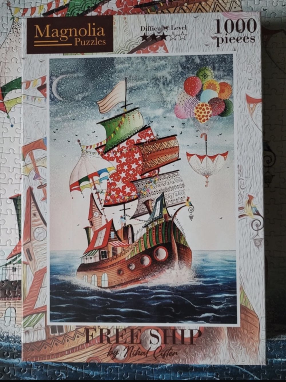 Free Ship - Magnolia puzzle collectible [Barcode 8699375068702] - Main Image 4