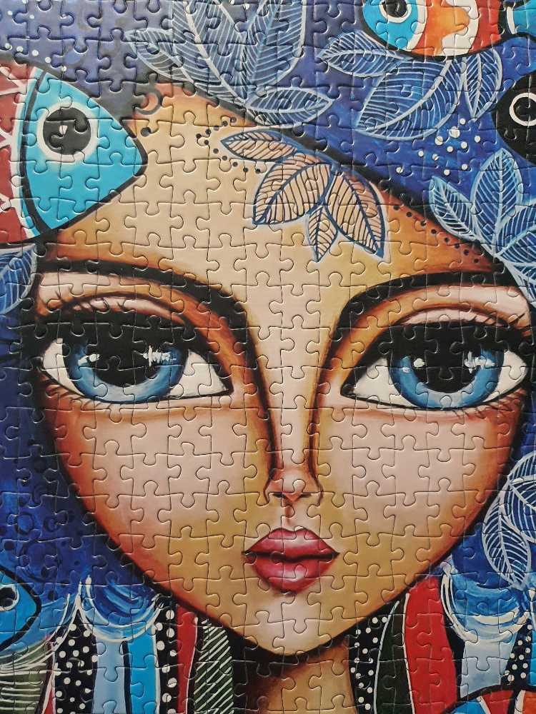 Lady with Fish - Magnolia puzzle collectible [Barcode 8699375068689] - Main Image 3