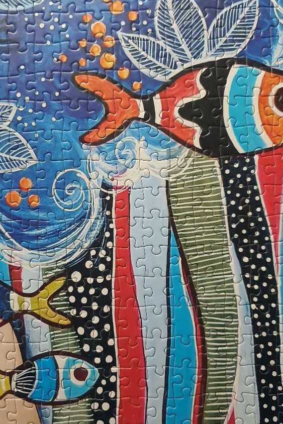 Lady with Fish - Magnolia puzzle collectible [Barcode 8699375068689] - Main Image 4